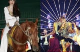 Thủy Tiên, Mr Đàm 'đầu tư' ngựa và ngai vàng lên sân khấu