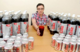 Bà mẹ 5 con có thể uống 16 lít Coca mỗi ngày