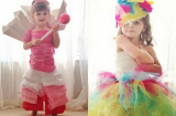 'Đã mắt' với BST váy bằng giấy của thiên thần 4 tuổi