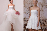 Năng động, trẻ trung với váy cưới dáng ngắn xu hướng 2014