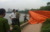 Xác chết mắc lưới đánh cá trên hồ Linh Đàm