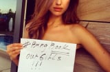 Irina Shayk bị 'ném đá' vì để ngực trần trong chiến dịch nhân đạo