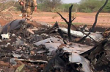 Hình ảnh máy bay Algeria cháy rụi tại hiện trường