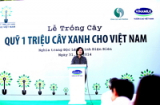 Vinamilk phát động quỹ 1 triệu cây xanh cho Việt Nam