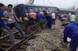 Cận cảnh hiện trường vụ tàu chở 315 khách gặp nạn ở Nam Định