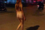 Girl xinh khỏa thân đi giữa phố vì muốn thắng cược Iphone 6