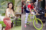 Sao Việt đi xe đạp: Người kín đáo người diện bikini