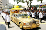 Cận cảnh siêu xe dát vàng nổi tiếng thế giới của vua Brunei