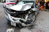 Cận cảnh hiện trường xe điên gây tai nạn liên hoàn ở Hà Nội