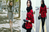 Style ngày lạnh cực chất của Sao Việt trên phố nước ngoài