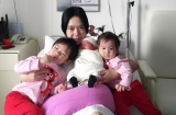 Gia đình Lý Hải - Minh Hà hạnh phúc bên con gái mới sinh