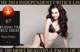 Trúc Diễm lọt Top 100 gương mặt đẹp nhất thế giới 2014