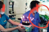 Nhân viên thẩm mỹ viện mở tiệc sinh nhật khi đang phẫu thuật