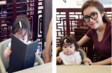 Con gái Elly Trần gây sốt khi cầm menu gọi món ở nhà hàng