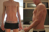 Chàng trai 38 kg 'lột xác' nhờ tập gym