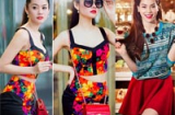 Sao Việt đua tranh ngôi vị 'đẹp như hoa' với váy áo họa tiết