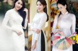 Ngất ngây dàn hoa hậu Việt diện áo dài trắng đẹp tinh khôi