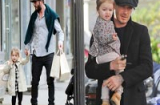 Harper Seven đáng yêu đi mua sắm và dạo phố cùng bố Beckham