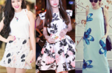 Đoán trước 'xu hướng hoa lá' hè 2015 nhờ váy áo của sao Việt