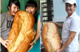 Giới trẻ Sài Thành thích thú với bánh mì khổng lồ giá 70k