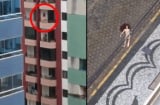 Cô gái khỏa thân nhảy lầu tự tử từ tầng 9