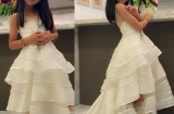 Con gái Trương Ngọc Ánh diện váy xinh, điệu đà như công chúa