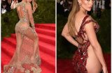 Beyonce, Jennifer Lopez gần như nude trên thảm đỏ Met Gala