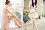 Váy voan mùa hè đẹp 2015 cho nàng công sở ngọt ngào