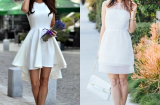 Bí quyết mặc váy trắng để không đơn điệu