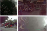 Đang cháy lớn ở Đài Truyền hình Việt Nam