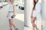 Váy trắng tinh khôi xiêu lòng bạn gái trong nắng hè