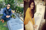 Quang Lê bị 'ném đá' vì ngồi lên mộ chụp hình như Ngọc Trinh
