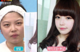 'Tỉnh mộng' trước mặt thật của các hot girl Hàn Quốc