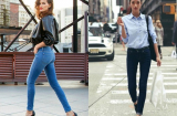 4 mẹo hay giúp các quý cô mặc skinny jeans lên dáng nhất