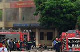 Hà Nội: Cháy lớn ở Trường THCS Dịch Vọng