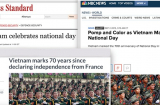 Truyền thông thế giới đưa tin về 70 năm Quốc khánh Việt Nam
