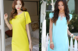 Váy suông đơn sắc - Xu hướng hot mùa thu 2015