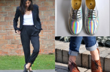 Giày Oxford đế bệt cho phái đẹp tỏa sáng trong mùa thu đông 2015