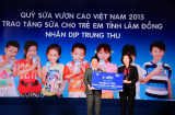 Vinamilk và quỹ sữa Vươn cao Việt Nam đến với trẻ em Lâm Đồng
