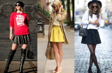 Xu hướng thời trang 2015: Mặc đẹp với chân váy xòe cạp cao