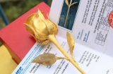 'Quà khủng' dịp 20/10: Hoa hồng vàng nguyên khối giá 200 triệu