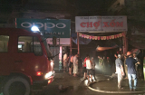 Hỏa hoạn giữa đêm tại chợ Xốm - Hà Đông, nhiều ki ốt bị thiêu rụi
