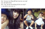 'Chết cười' màn đối đáp của các cặp mẹ con nhà sao Việt