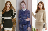 Váy liền phong cách Hàn 'ăn gian tuổi' cho quý cô công sở