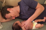 Tan chảy với hình ảnh của 'ông bố bỉm sữa' Mark Zuckerberg