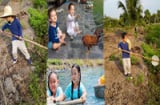 'Phát sốt' khi các nhóc tỳ nhà sao Việt làm nông dân