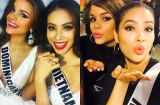 Phạm Hương vui vẻ rủ HH Dominican về Việt Nam sau Miss Universe