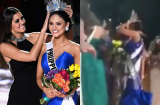 Lộ clip Hoa hậu Philippines bị 'xua đuổi' sau khi đăng quang
