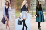 11 cách biến tấu sành điệu cùng váy trong mùa lạnh