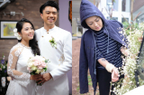 Mẹ chồng đội mưa, tự tay cắm hoa cho lễ cưới của Kiều Anh